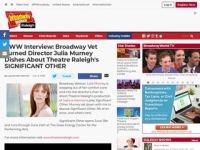 BWW Interview (VIDEO): Broadway Vet Turned Director Julia Murney Dishes About Theatre Raleigh's SIGNIFICANT OTHER