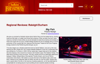 Talkin' Broadway: Regional Review - Big Fish (Raleigh/Durham)