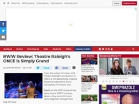 BWW Review: Theatre Raleigh's ONCE is Simply Grand
