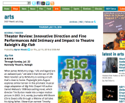 Indy Week Review: Innovative Direction and Fine Performances Add Intimacy and Impact to Theatre Raleigh's Big Fish